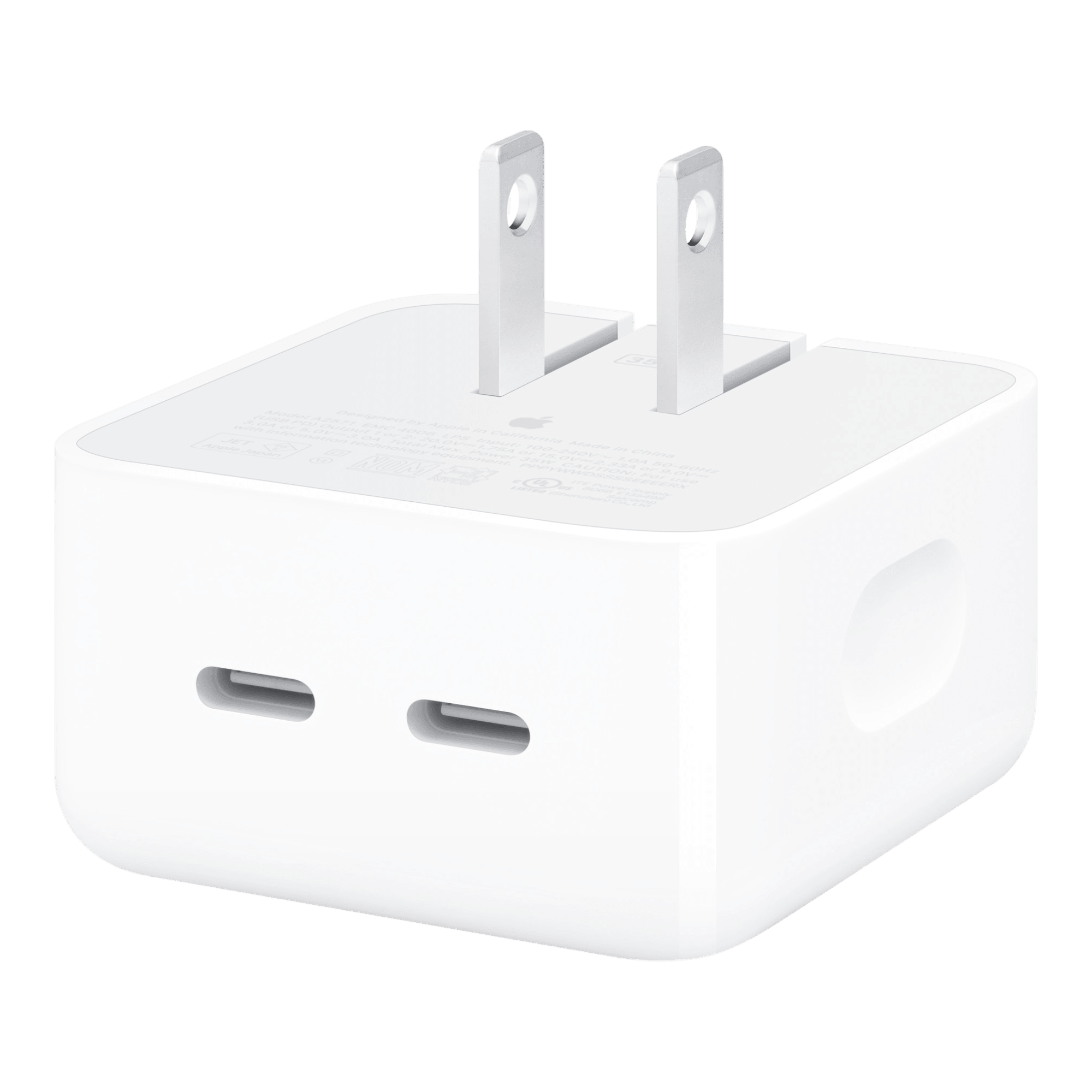 35W Dual USB-C Port Compact Power Adapter - alAsil